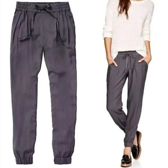 Aritzia Talula Los Feliz Pants Joggers Charcoal Gray Medium - Picture 1 of 9